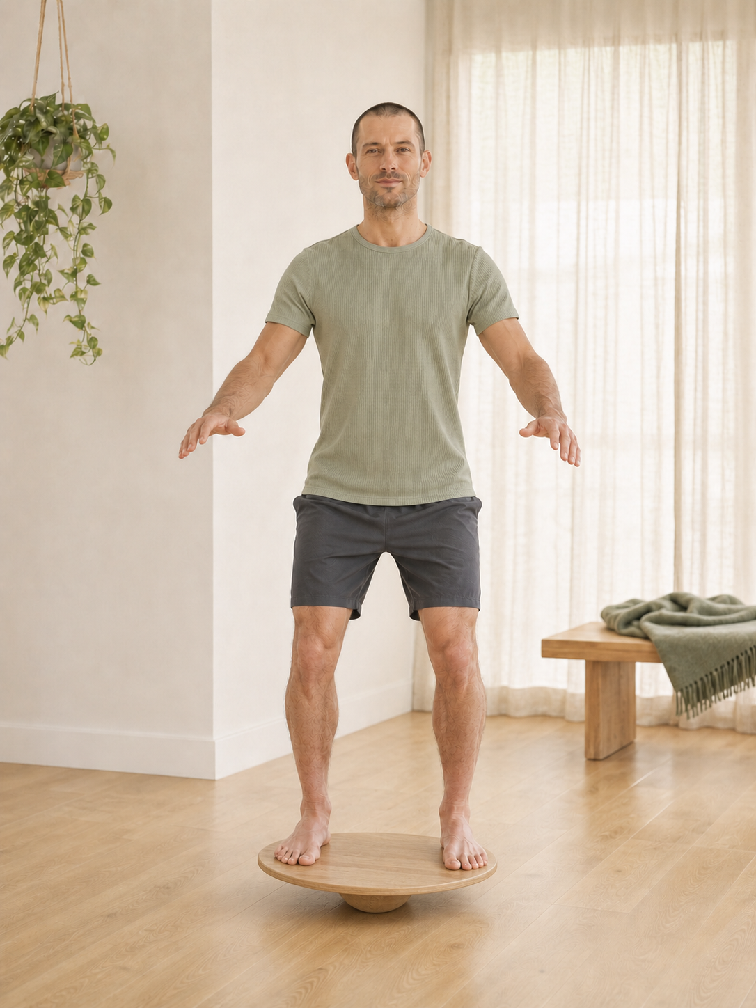 Uitvoering: Verstevig je spieren met een balance board
