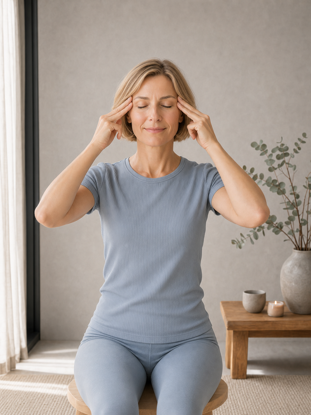 Uitvoering: Gezichtsmassage (zelf)